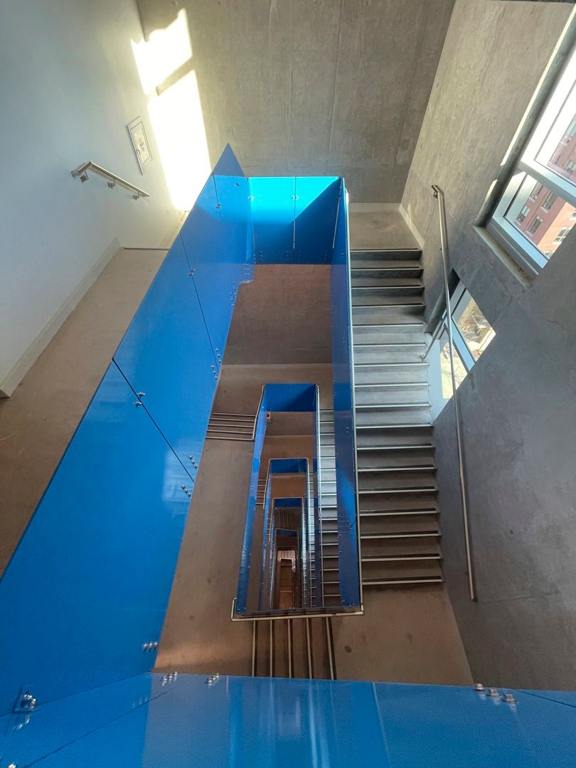 University of Wisconsin-Madison Chemistry Tower stairwell looking down