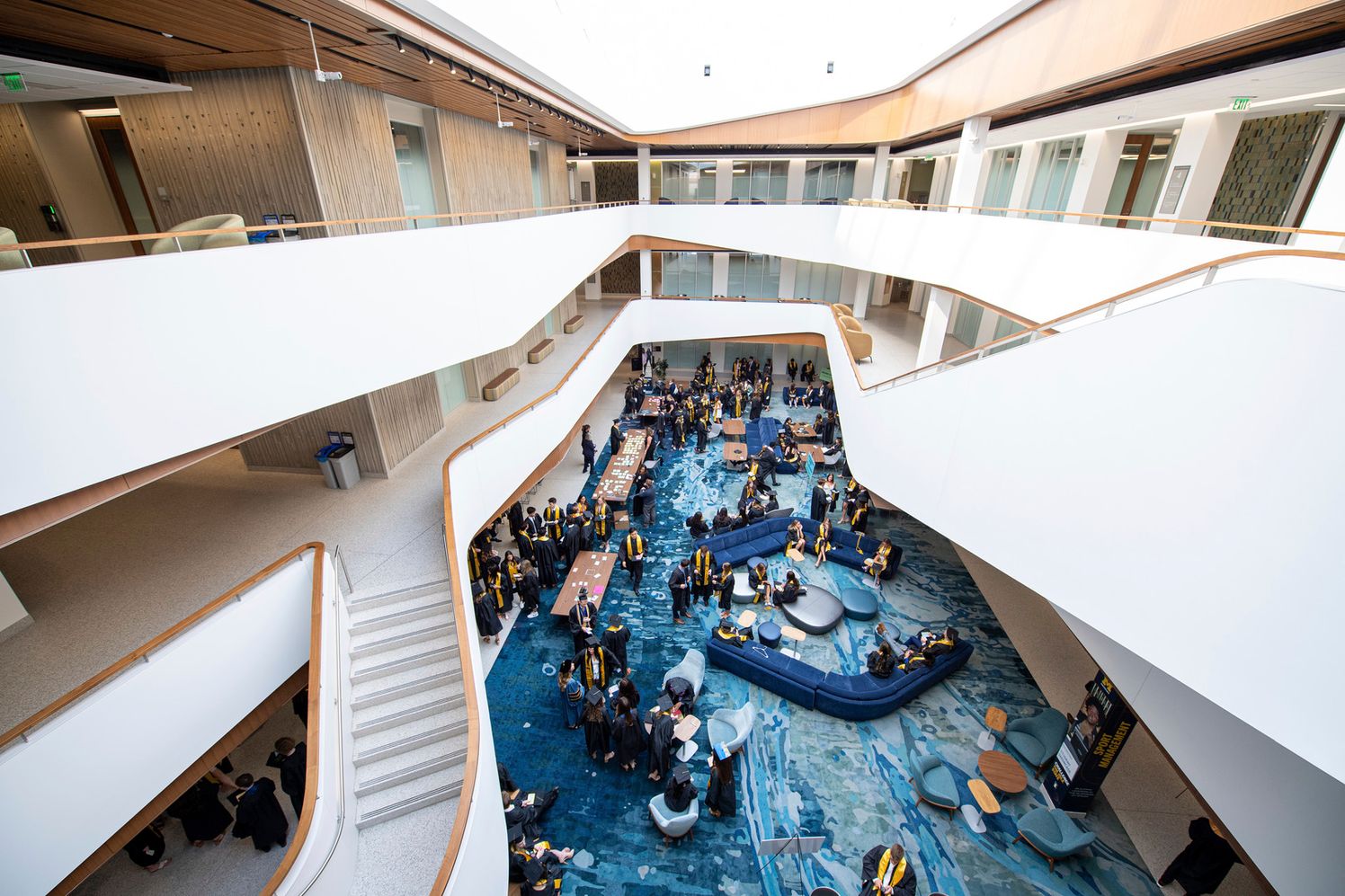 Interior of University of Michigan's Kinesiology Building