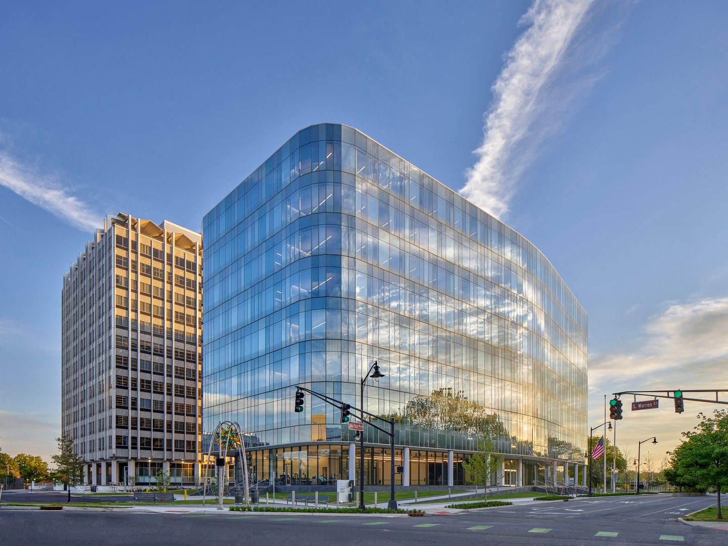 Exterior of New Jersey Taxation Building