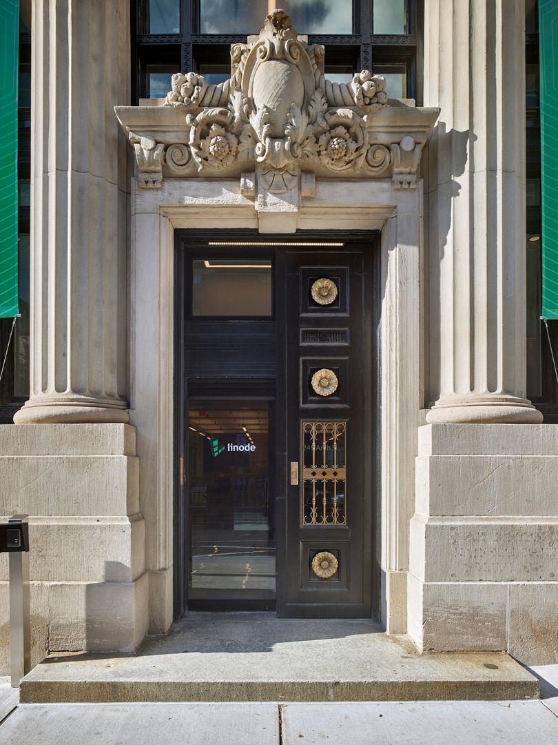 exterior door of Union Bank Corporate Headquarters