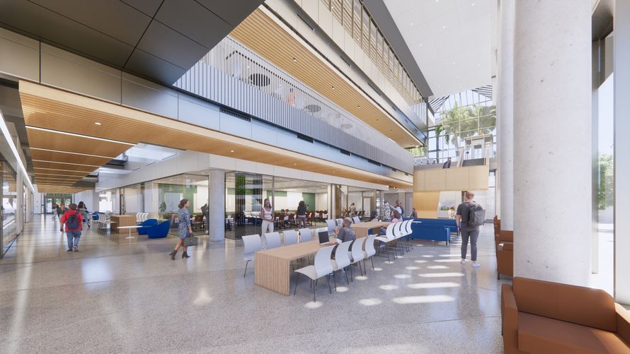 ODU New Biology Building Interior